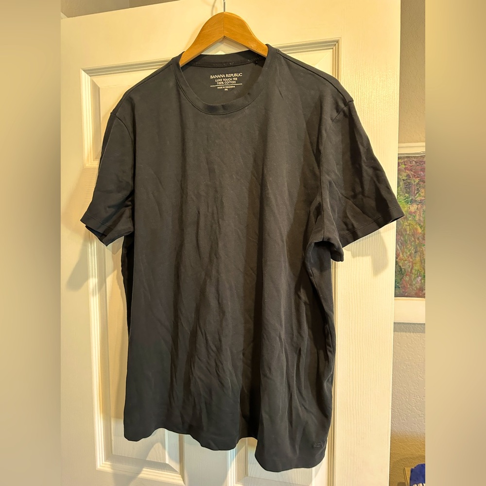 Men’s banana republic black t shirt short sleeve. XXL